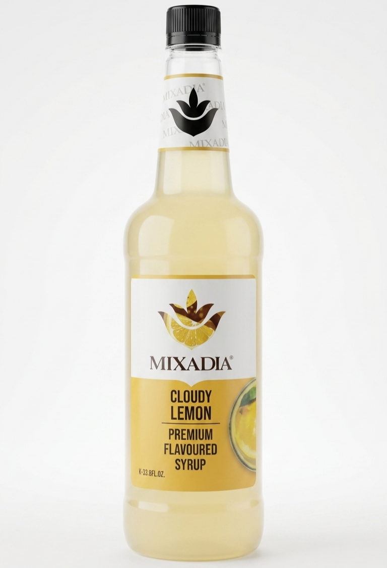 Mixadia Cloudy Lemon Premium Flavoured Syrup (1 Ltr)