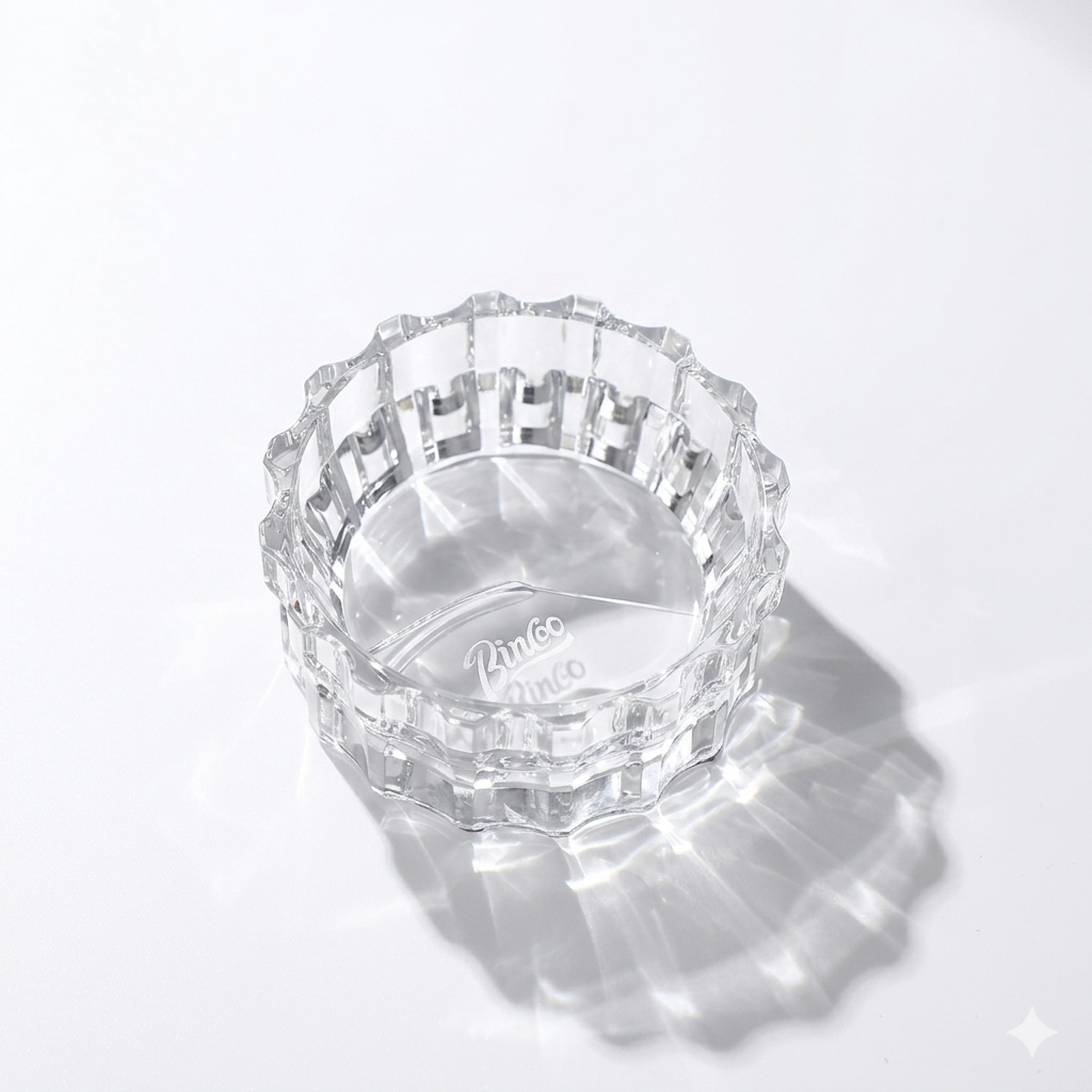 Premium Magnetic Crystal Glass Coffee Dosing Ring