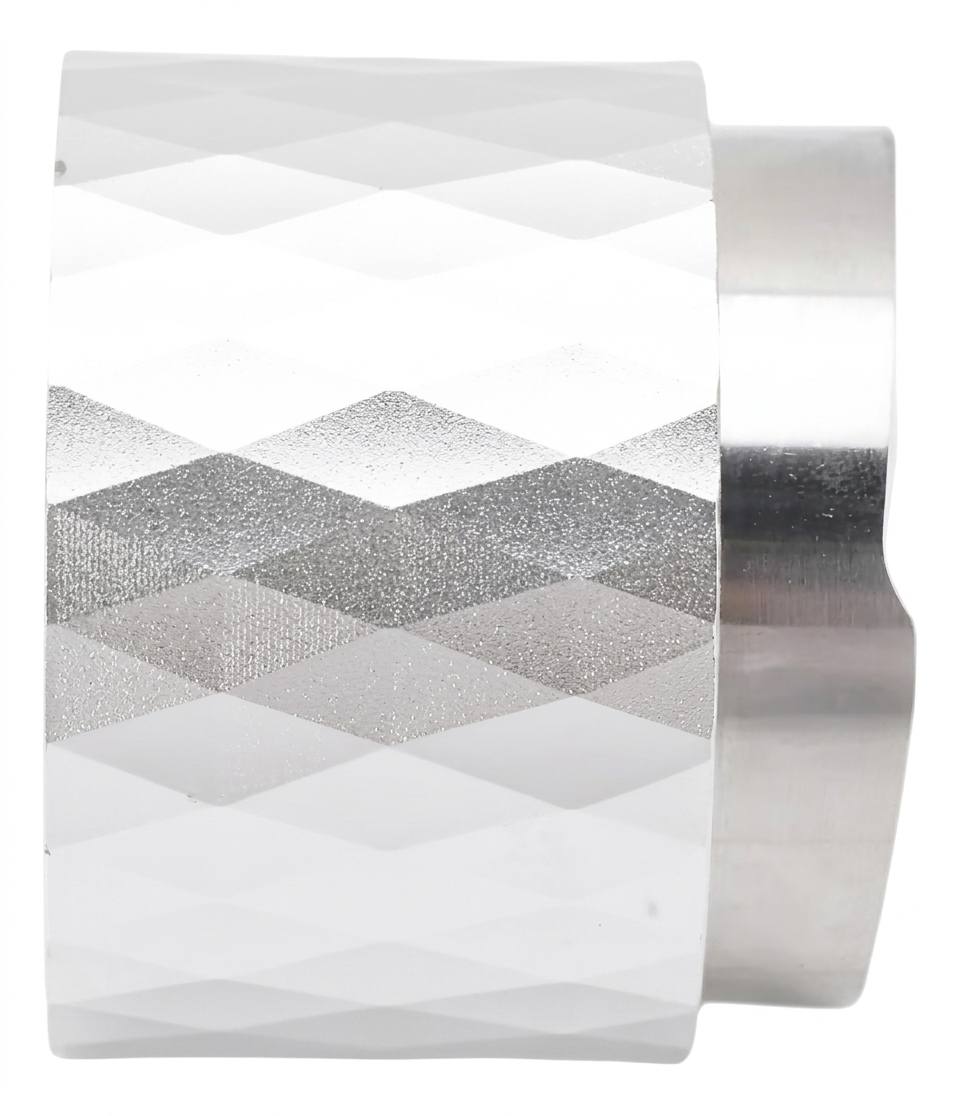 58mm Ripple Base Distributor Tamper with Diamond-Textured Grip