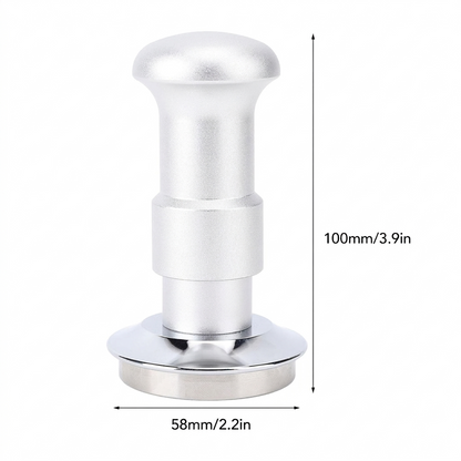 58mm Espresso Coffee Tamper – Premium Stainless Steel Base with Ergonomic Aluminum Handle