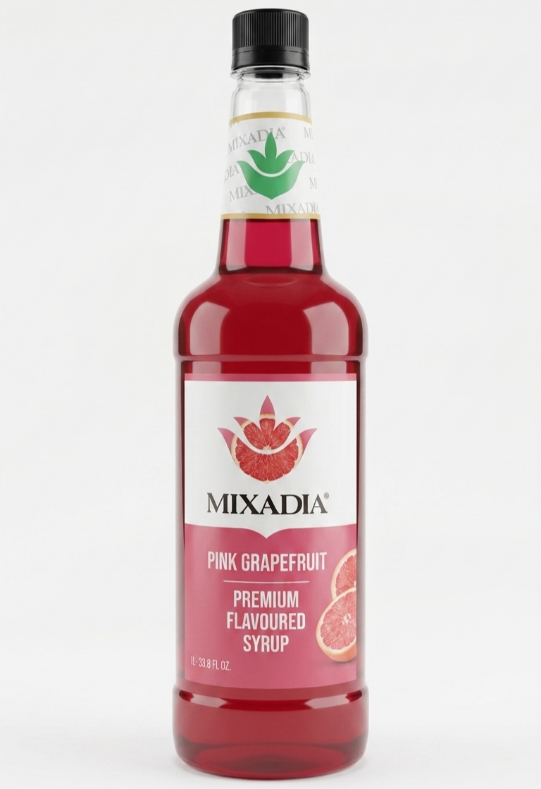 MIXADIA Pink Grapefruit Premium Flavoured Syrup (1 Ltr)