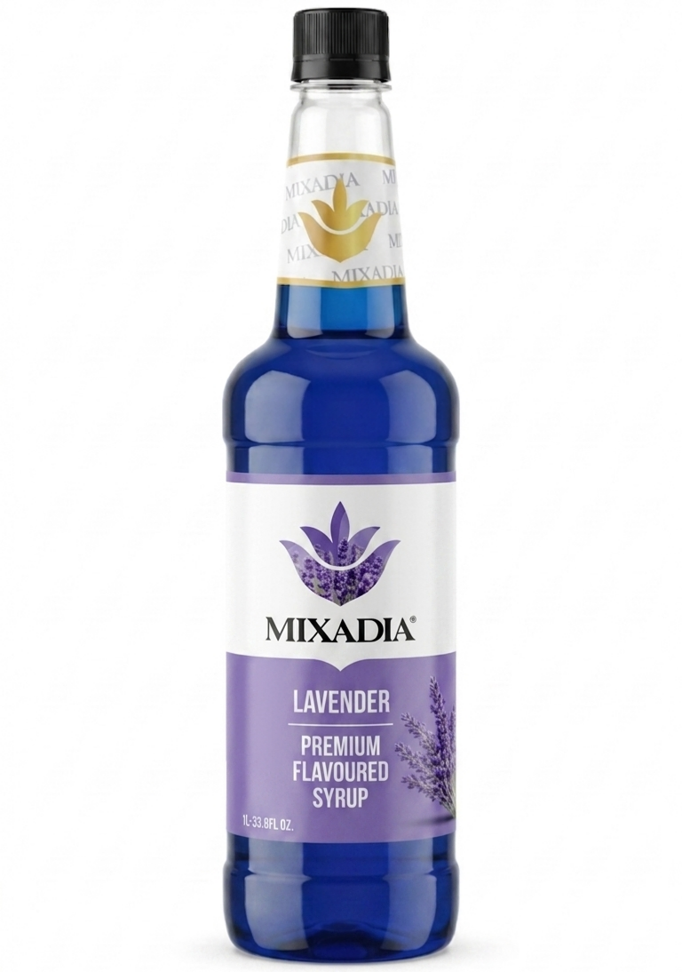 MIXADIA Lavender Premium Flavoured Syrup (1 Ltr)