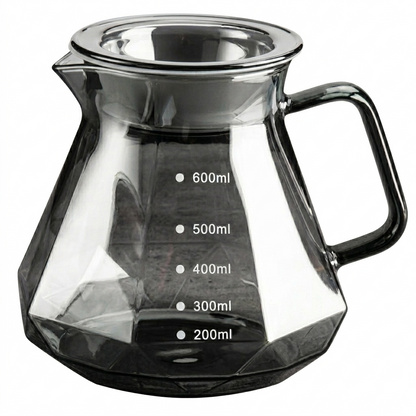Glass Pour Over Coffee Server – (400ml / 600ml )