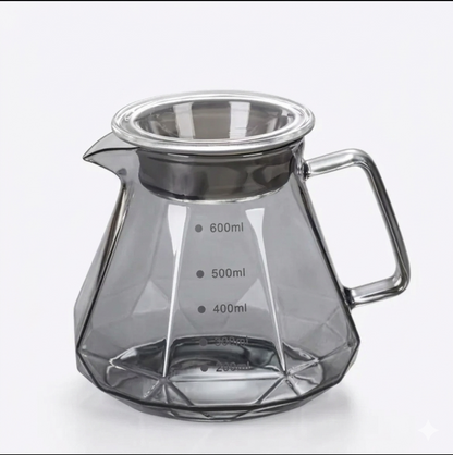 Glass Pour Over Coffee Server – (400ml / 600ml )