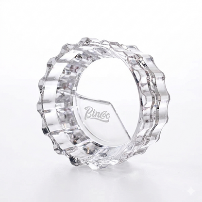 Premium Magnetic Crystal Glass Coffee Dosing Ring