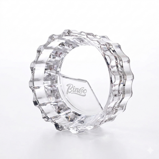Premium Magnetic Crystal Glass Coffee Dosing Ring