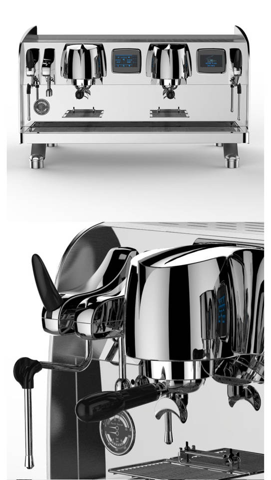 Gemilai -CRM3202 Double Group Commercial Coffee Machine with Rotation Pump