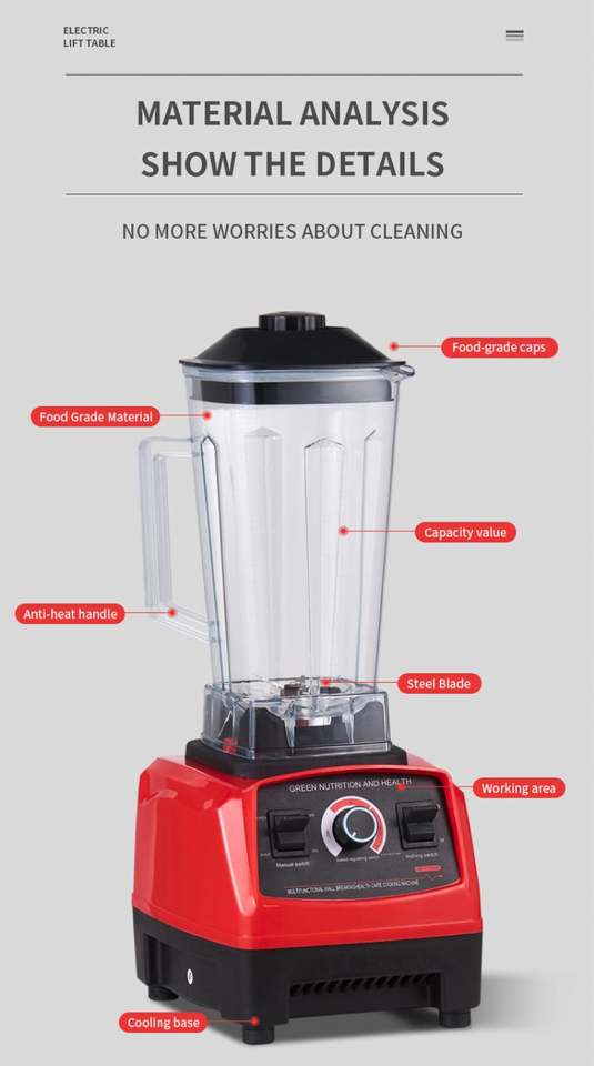 Bevsol Blender – Red