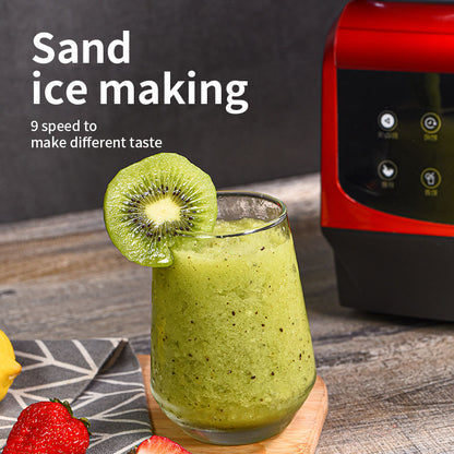 Bevsol Digital Commercial Soundproof Blender – Red