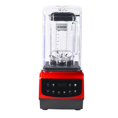 Bevsol Digital Commercial Soundproof Blender – Red