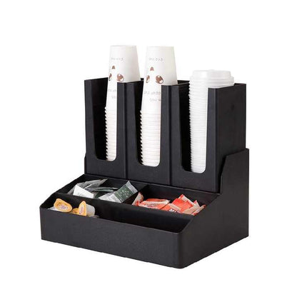 3+3 Compartment With Cup Holder