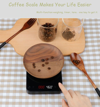 Digital Coffee Weight Scale with Timer Function