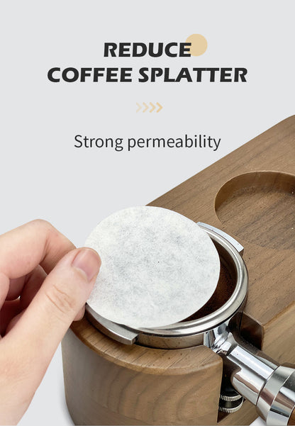 Coffee Filter Paper 51mm 53mm 58mm Round Disposable 100pcs