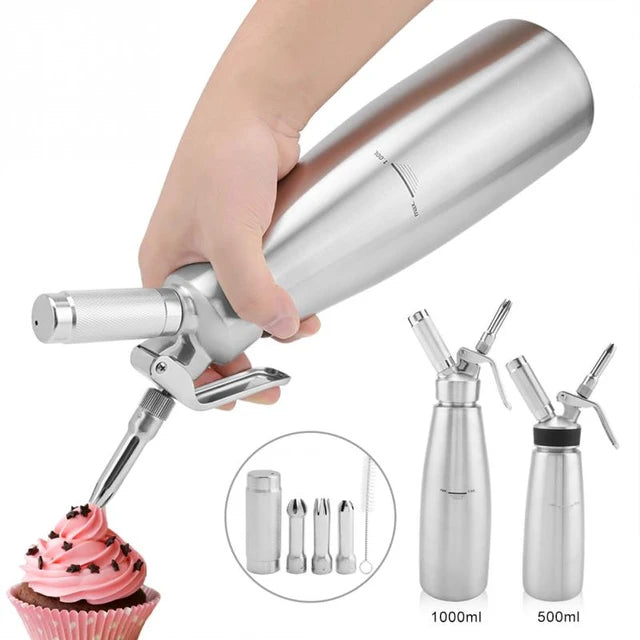 Whipping Cream Gun Flower Nozzle 3 PCS