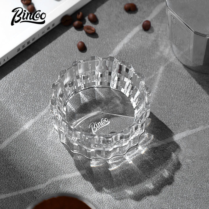Premium Magnetic Crystal Glass Coffee Dosing Ring