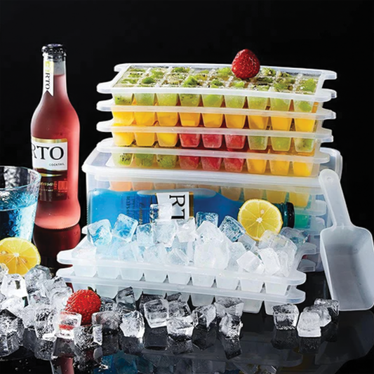 96 Grids PC Diamond Cube Ice Tray Large Silicone Ice Cube Trays Ice Jelly Maker
