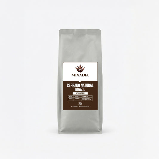 Mixadia Cerrado Natural Brazil Coffee Beans – Medium Dark Roast