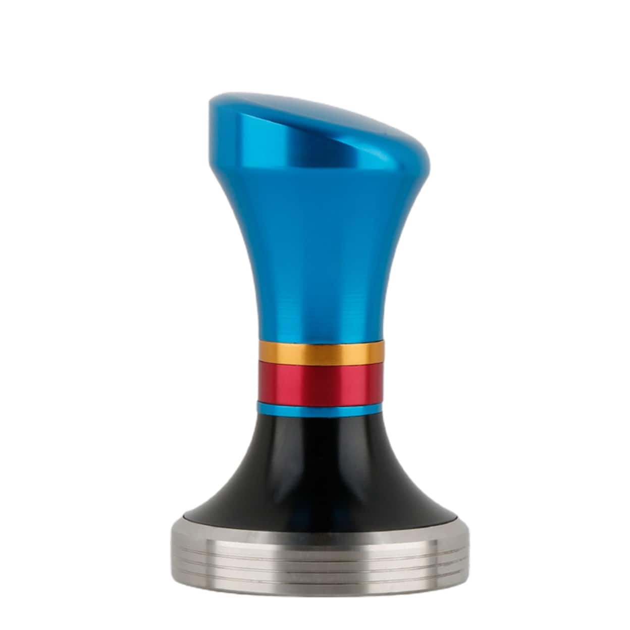 58mm Espresso Coffee Tamper – Premium Stainless Steel Flat Base with Ergonomic Aluminum Handle (Multi-Color Barista Edition)