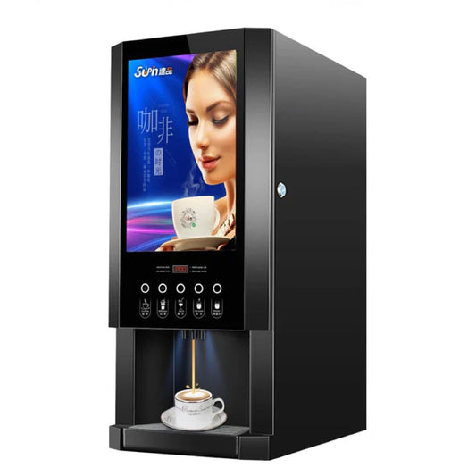 5 OPTIONS VENDING MACHINE + WATER DISPENSER WITH DIGITAL TOUCH PANEL (BRAND NEW)