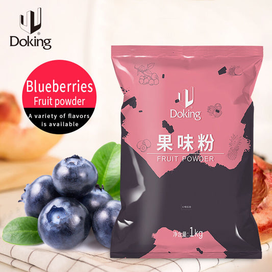 Doking Blueberry Milk Tea Powder Imported 1kg