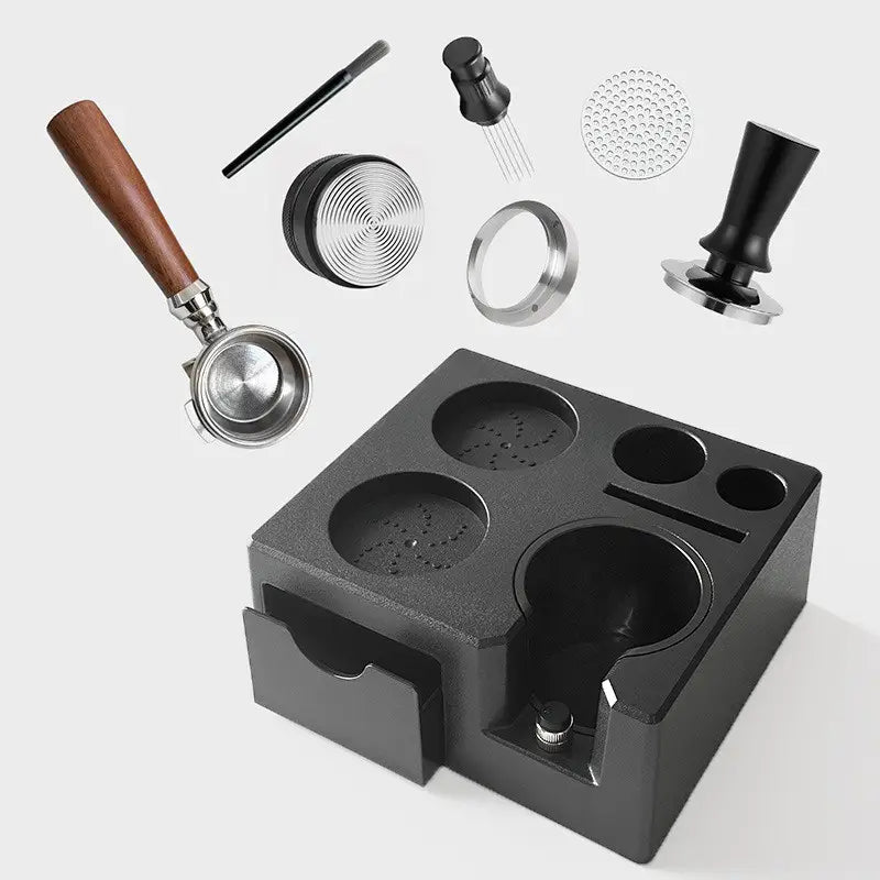 Coffee Utensil Holder with Adjustable Height & Washable Base