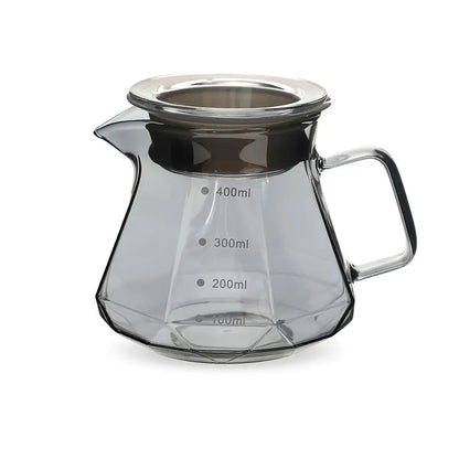 Glass Pour Over Coffee Server – (400ml / 600ml )