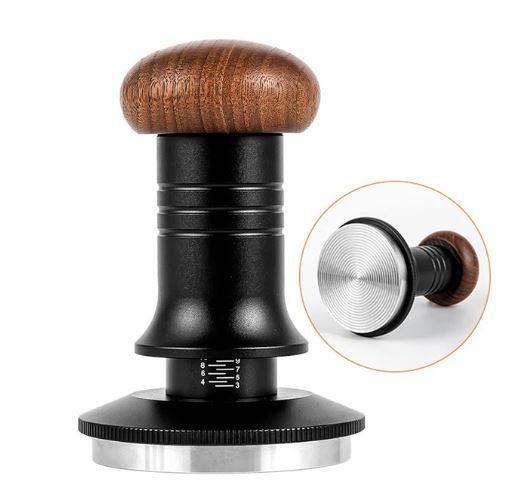 Tamper 58mm Flat Coffee Tamper Portafilter Adjustable Depth