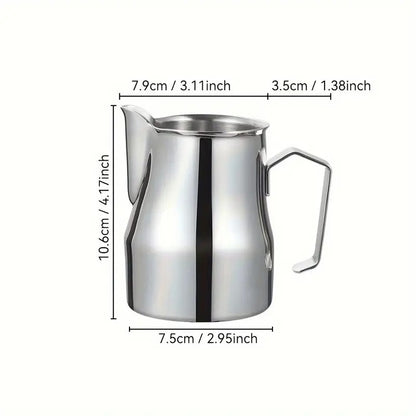 Jibbi Italian Stainless Steel Espresso Cup with Handle