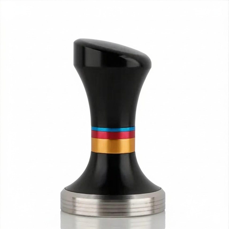 58mm Espresso Coffee Tamper – Premium Stainless Steel Flat Base with Ergonomic Aluminum Handle (Multi-Color Barista Edition)