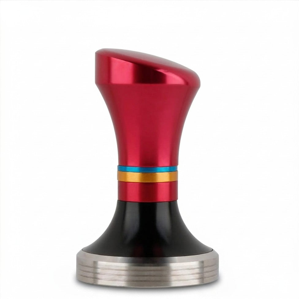 58mm Espresso Coffee Tamper – Premium Stainless Steel Flat Base with Ergonomic Aluminum Handle (Multi-Color Barista Edition)