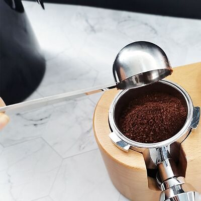 Stainless Steel Stand Coffee Powder Measuring Tamper Spoon