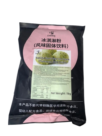 Doking Vanilla Flavored Ice Cream Powder Imported 1kg